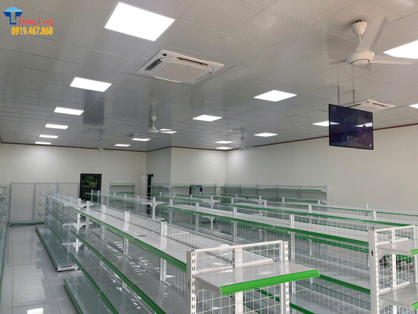 dự án lắp đặt kệ siêu thị tại Hòa Bình 